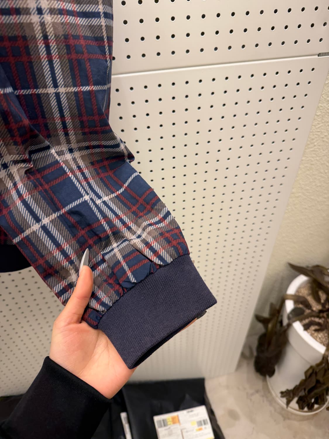 나이키 체크 패턴 크루넥 스웻셔츠 U704 상품이미지3