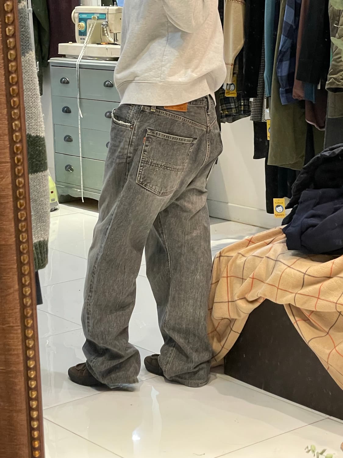 에드윈 505z 셀비지 오렌지탭 34x34 상품이미지3