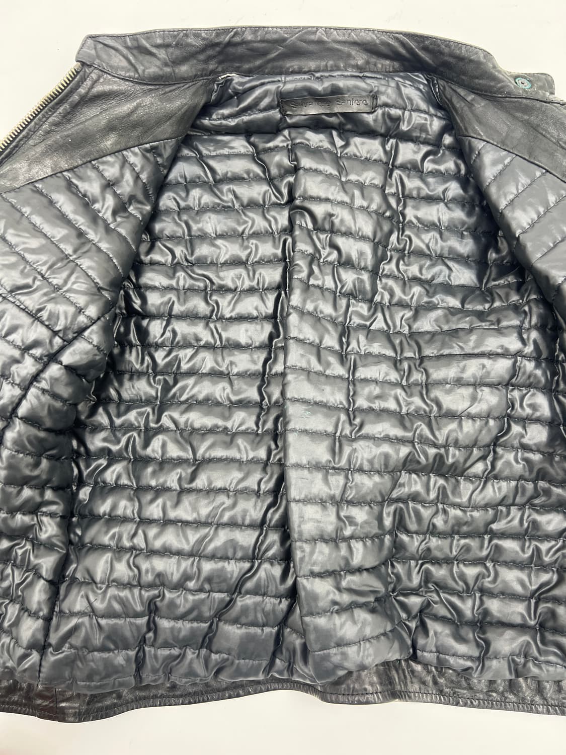 살바토레 산토로 램스킨 패디드 레더 자켓 상품이미지3