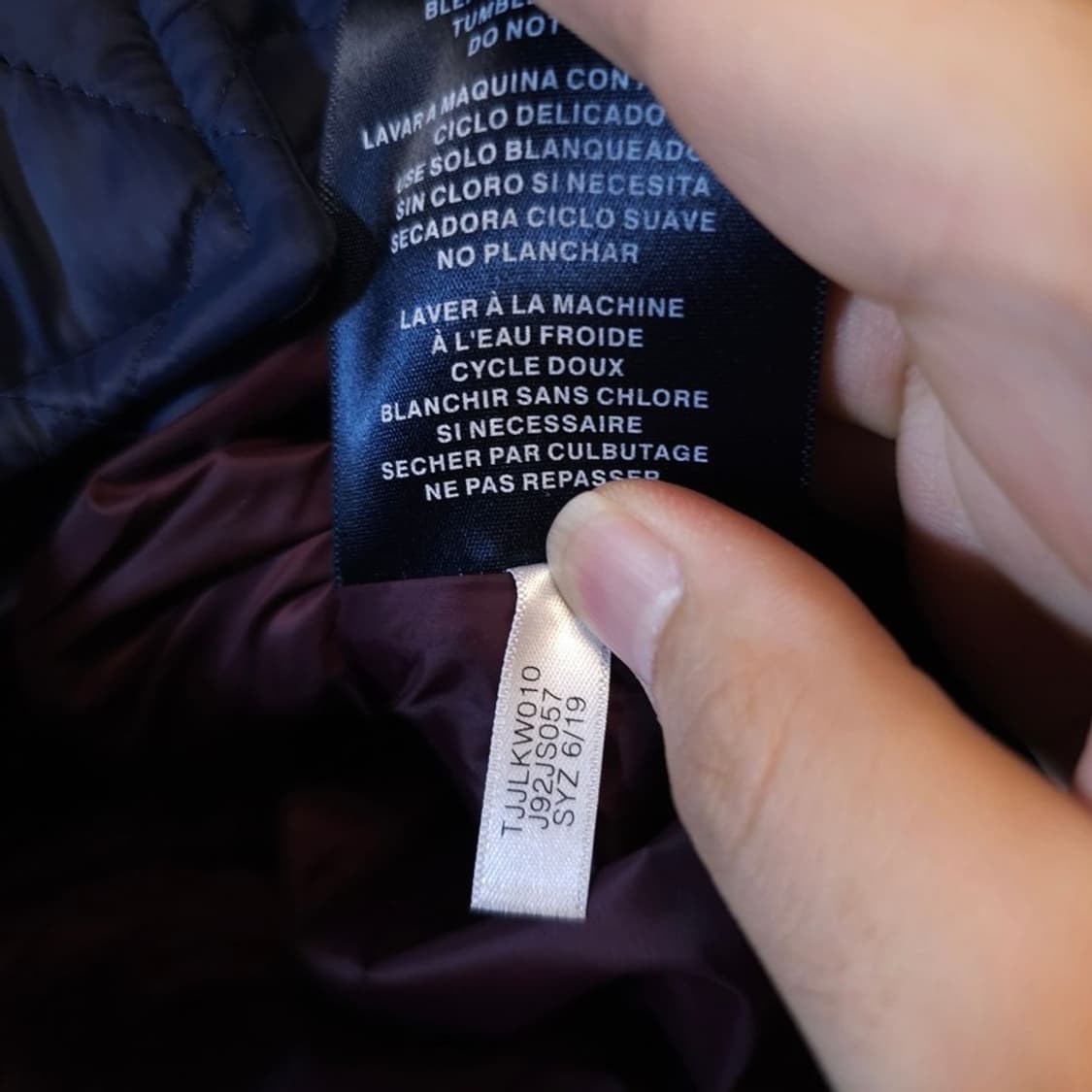 타미힐피거 퀄팅 패딩조끼 M 상품이미지6