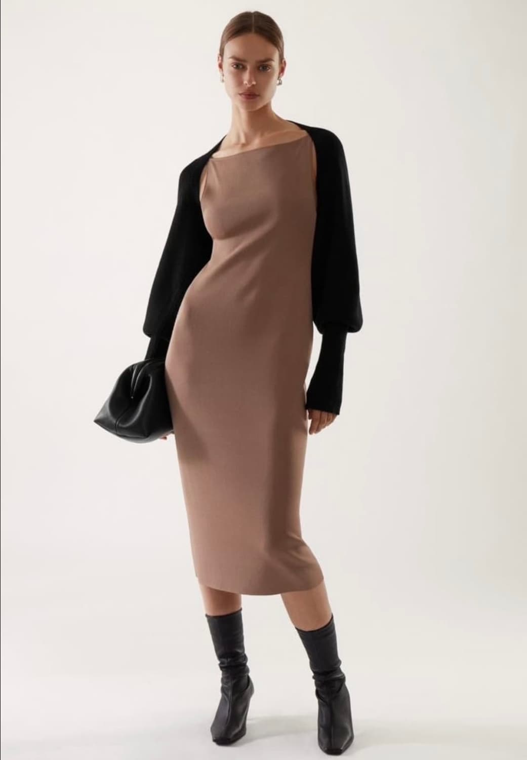 코스 니티드 메리노 울 하이브리드 가디건 상품이미지2