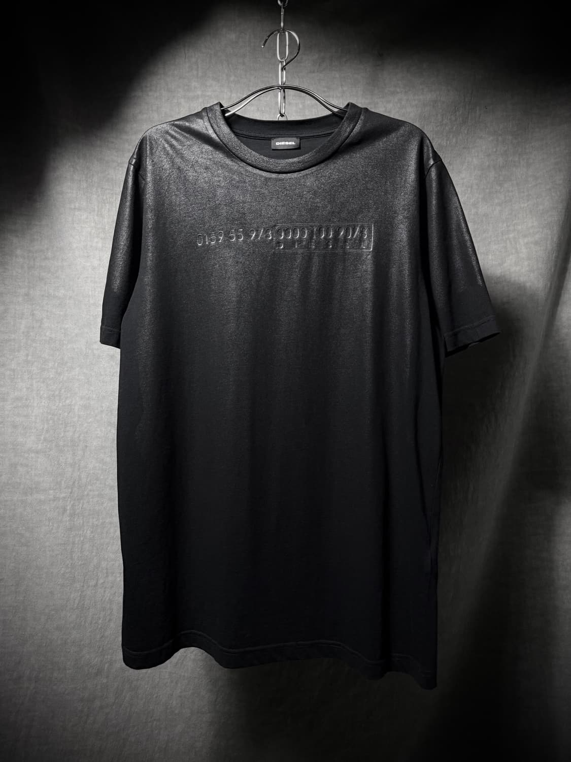 Diesel Wax Coated T Shirt 상품이미지1