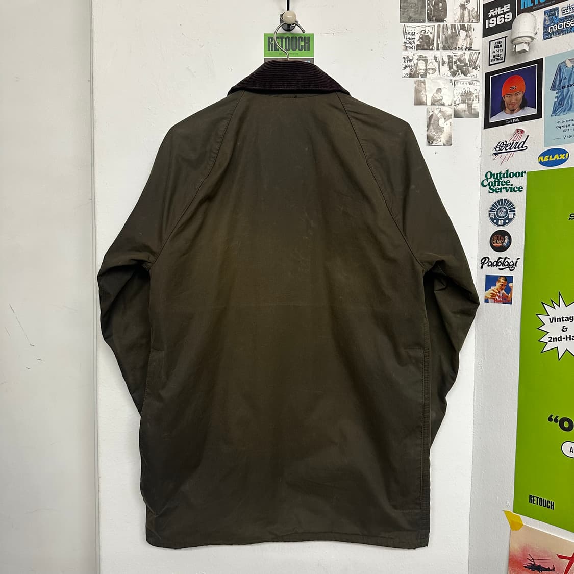 바버 클래식 뷰포트 왁스 자켓 ‘세이지’ 상품이미지8