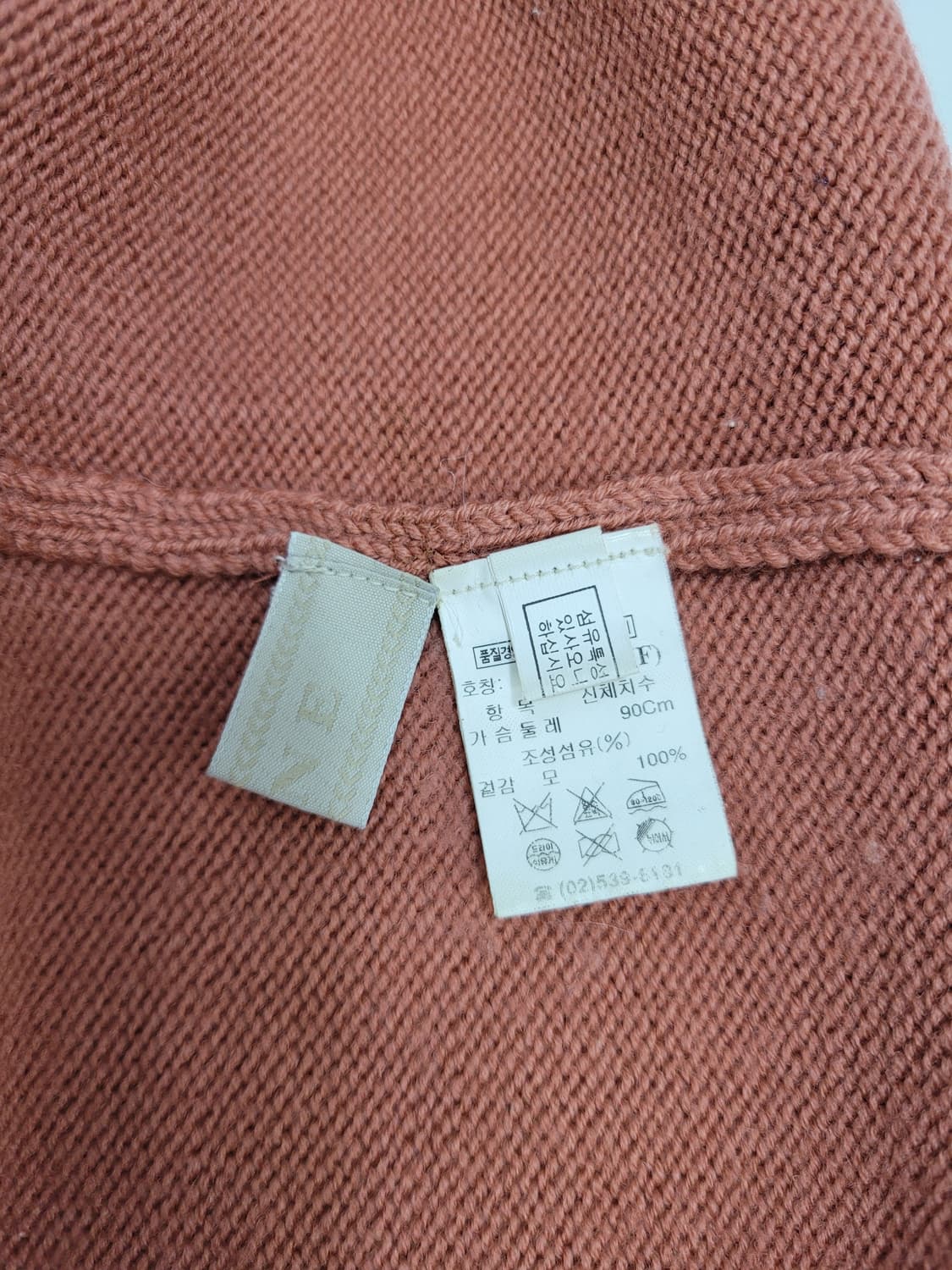 MINE 한섬 마인 모 100% 터틀넥 니트 스웨트 / 여 90 (F)
 상품이미지7