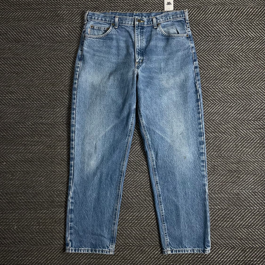 칼하트 USA 가죽패치 로고 데님 팬츠y 2859 상품이미지2