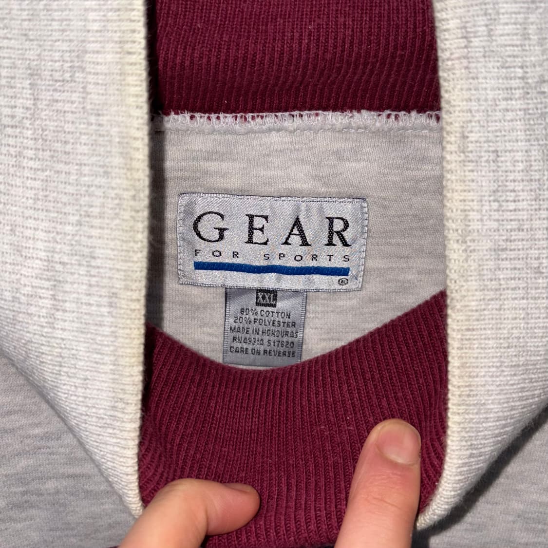 (2XL) 90s GEAR 쿠츠다운 대학교 헤비 맨투맨 상품이미지6