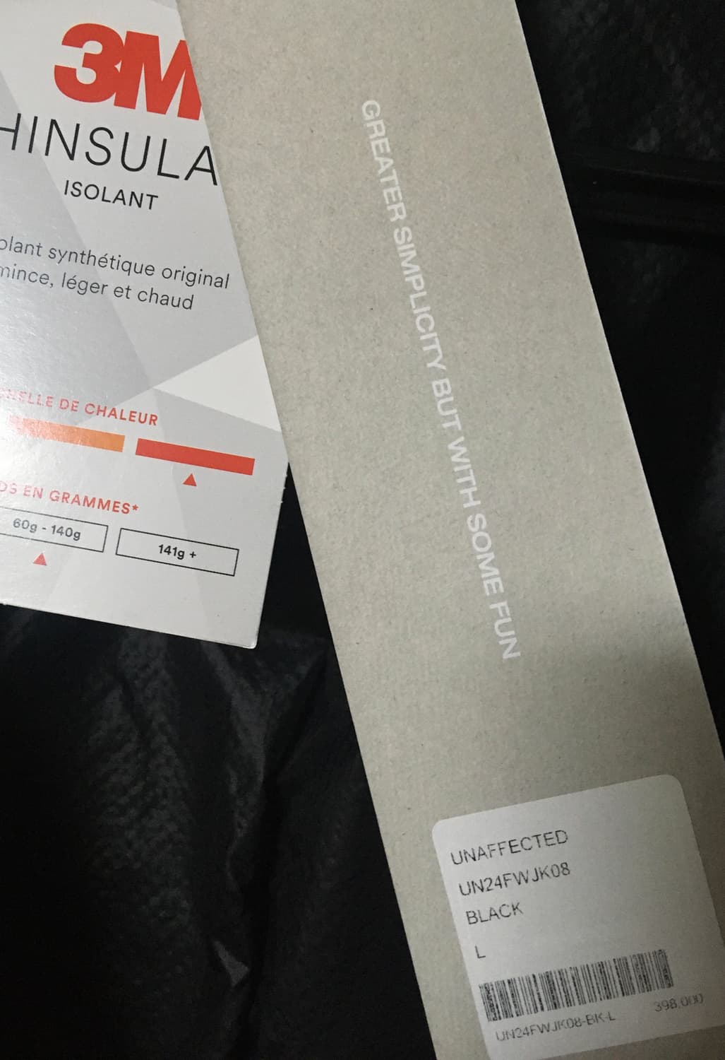 언어펙티드 패디드 셔츠 자켓 블랙 판매합니다 상품이미지9