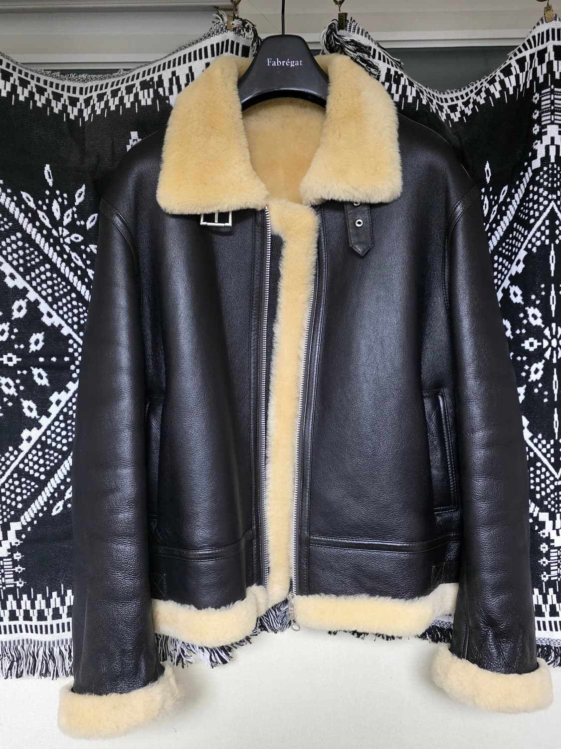 도프제이슨 오버사이즈 리얼무스탕 XL 상품이미지3