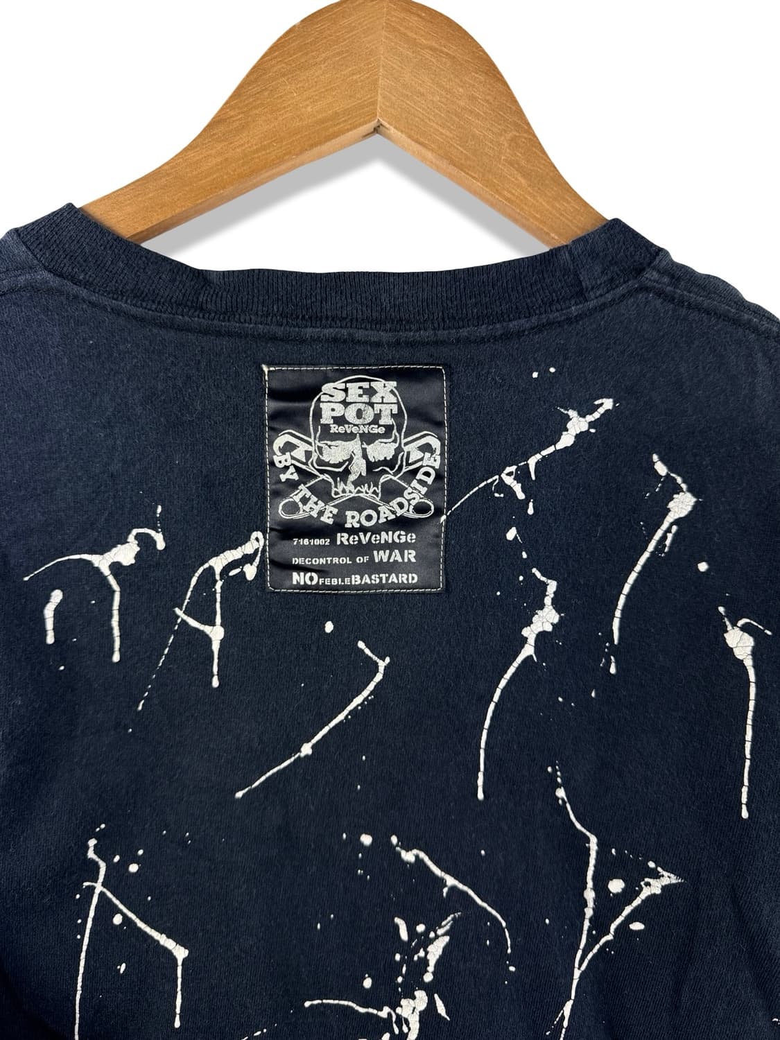 JPN SEX POT ReVeNGe 페인팅 스컬 롱슬리브 1950 상품이미지4