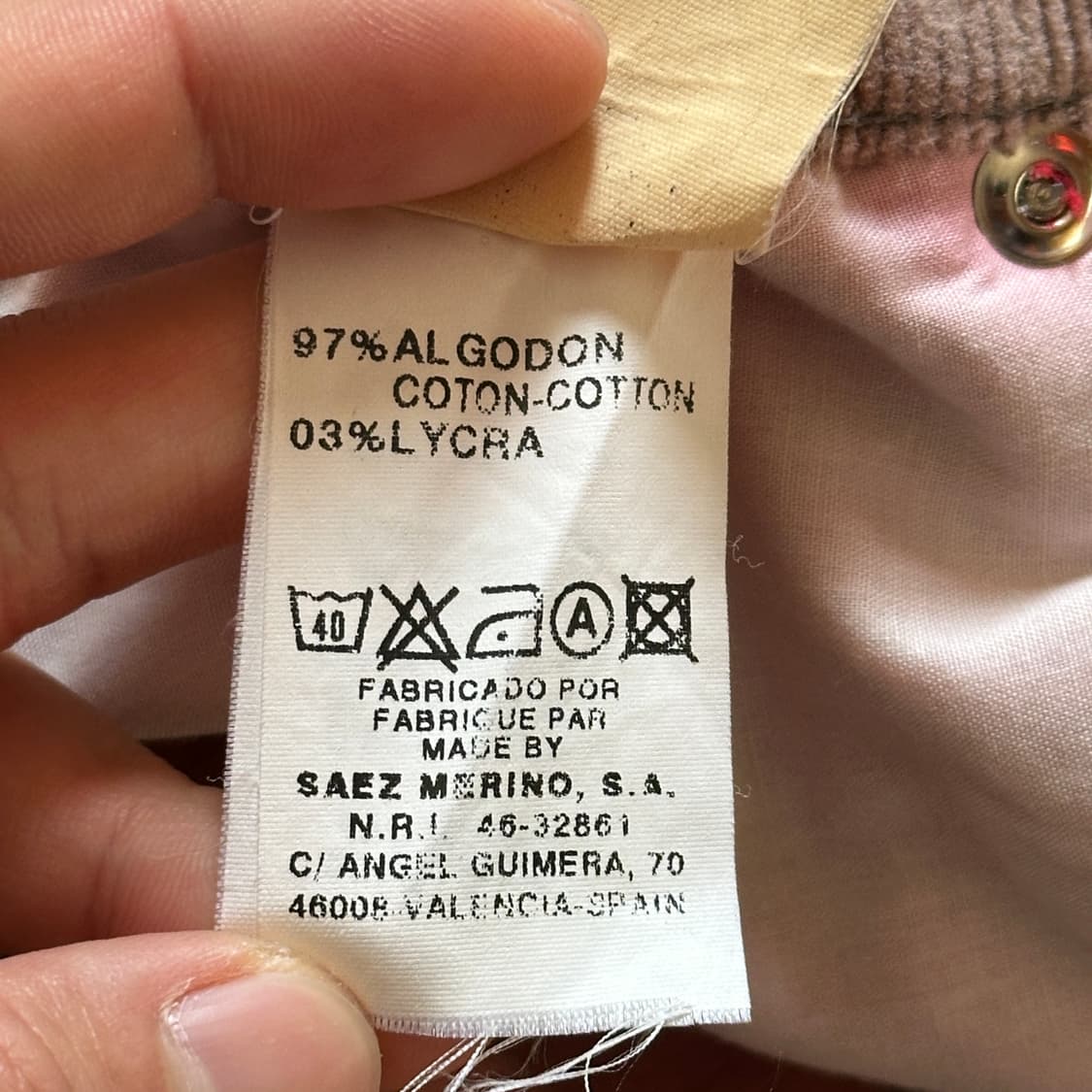 Cimarron corduroy patch work pants 상품이미지6