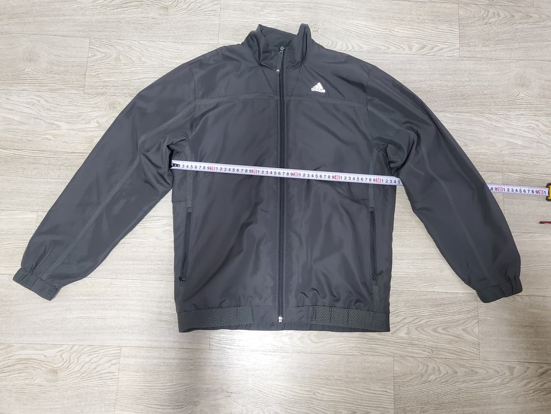 [100] 아디다스 블랙 바람막이 트랙 점퍼 아노락 상품이미지1