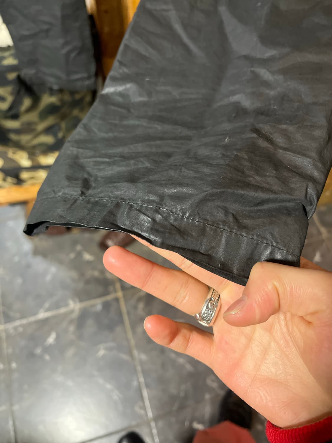 릭오웬스 태권도 코팅팬츠 XL 상품이미지3