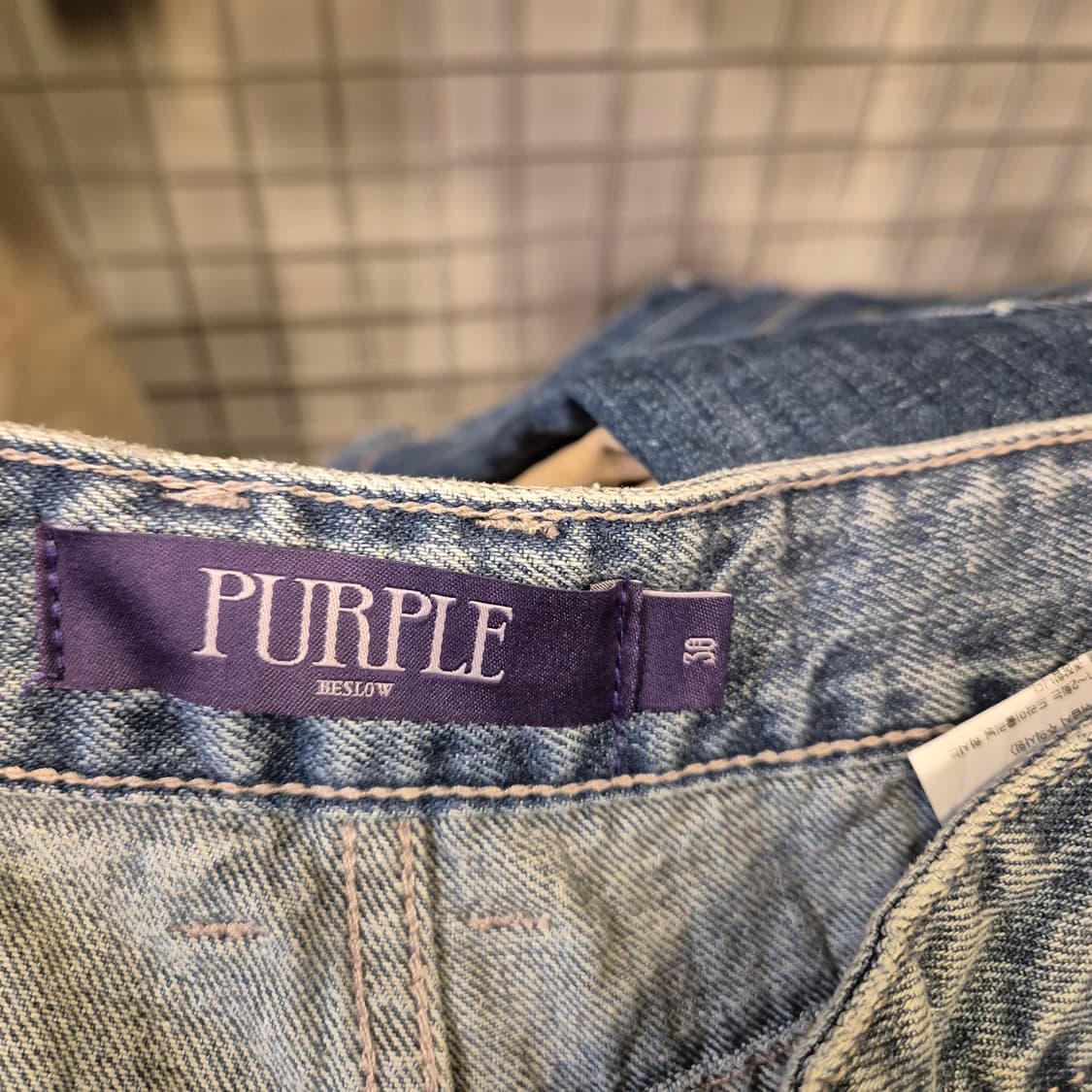 30인치 새미와이드핏 더블카고 데님팬츠  상품이미지4