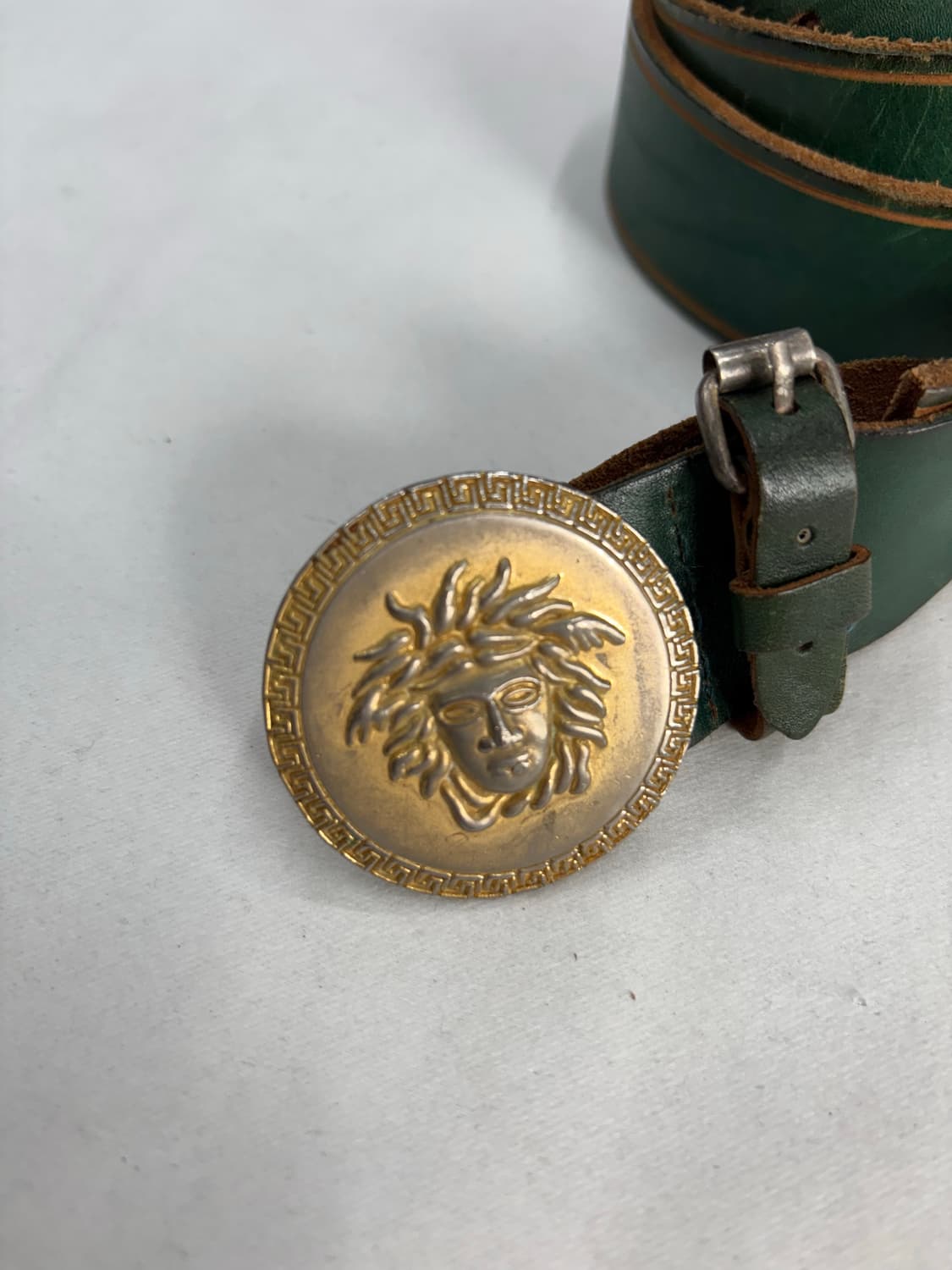 빈티지 웨스턴 베르사체 그린 벨트 상품이미지2