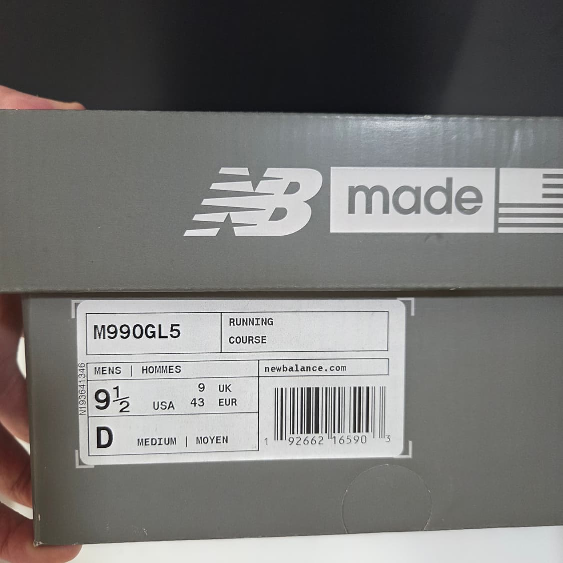 뉴발란스 / 990v5 그레이 / 275 상품이미지9