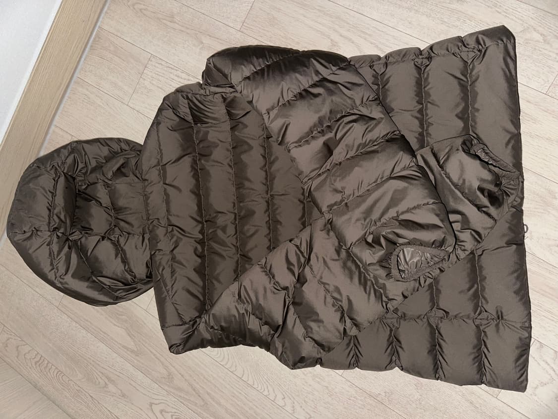 무신사스탠다드우먼 시티레저 우먼즈 후디드 라이트 다운자켓 모카브라운 S 상품이미지4