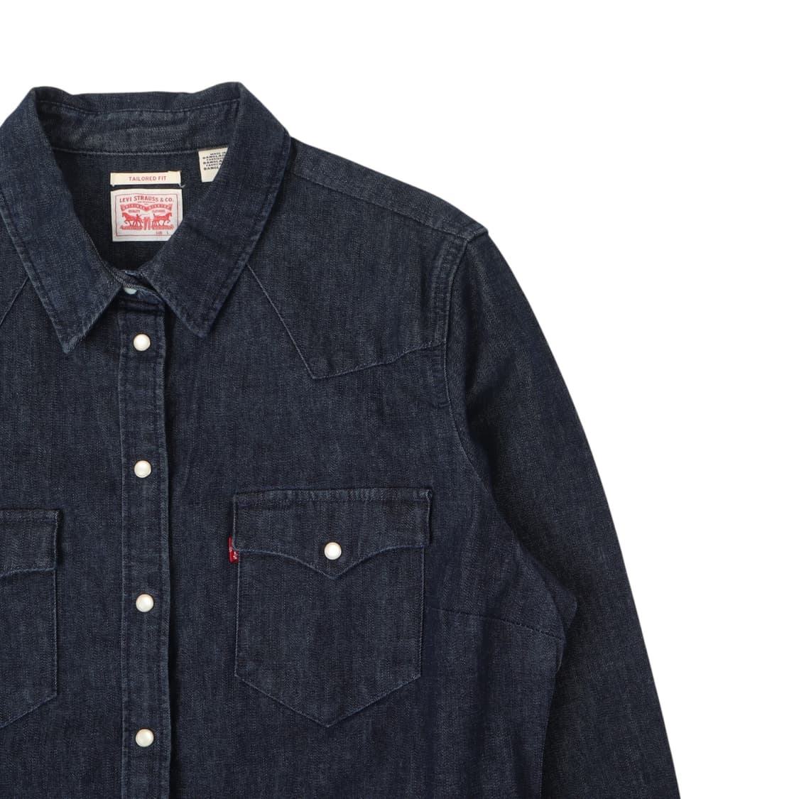 리바이스 인디고 웨스턴 데님셔츠 상품이미지3