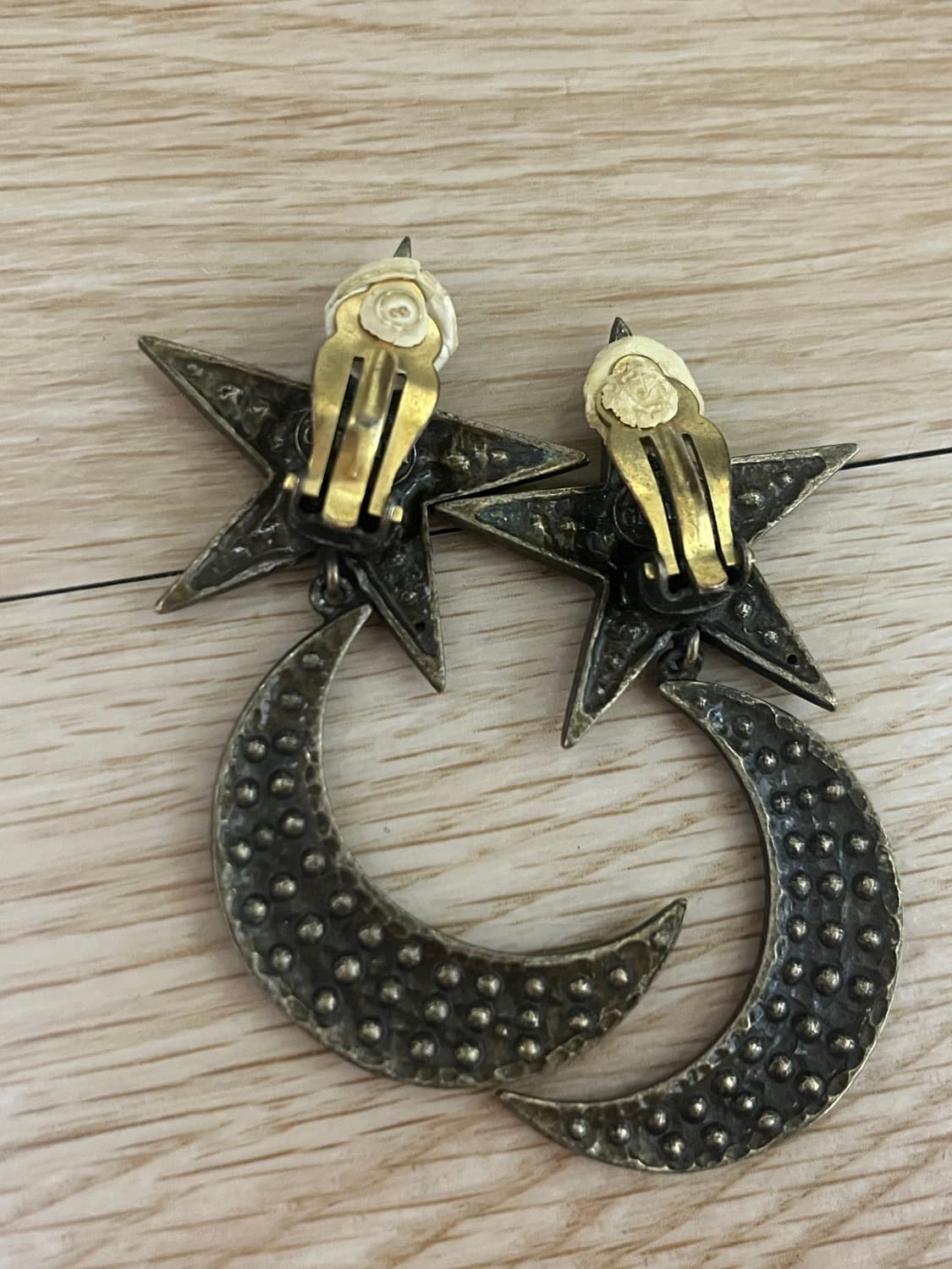 장폴고티에 크리스탈 스타 앤 문 클립온 이어링 귀걸이 상품이미지5