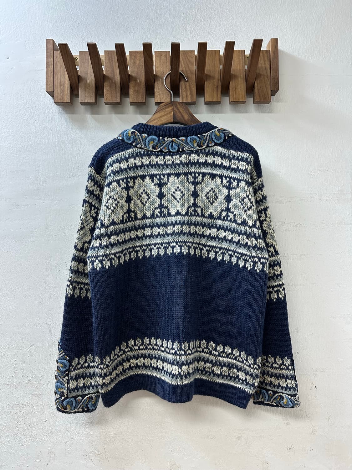 노르웨이 오리지널 Nordstrikk 노르딕 울 버클 스웨터 가디건 니트 상품이미지4