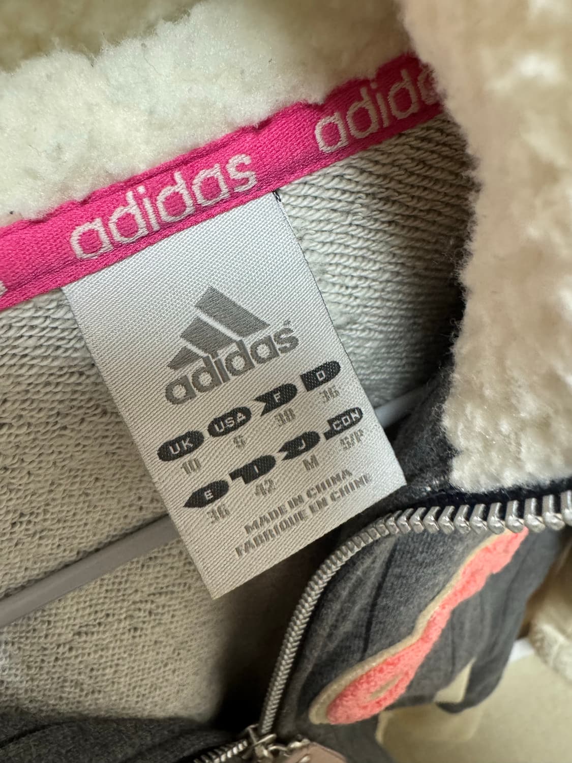 아디다스 빈티지 후드집업 니트집업 상품이미지2