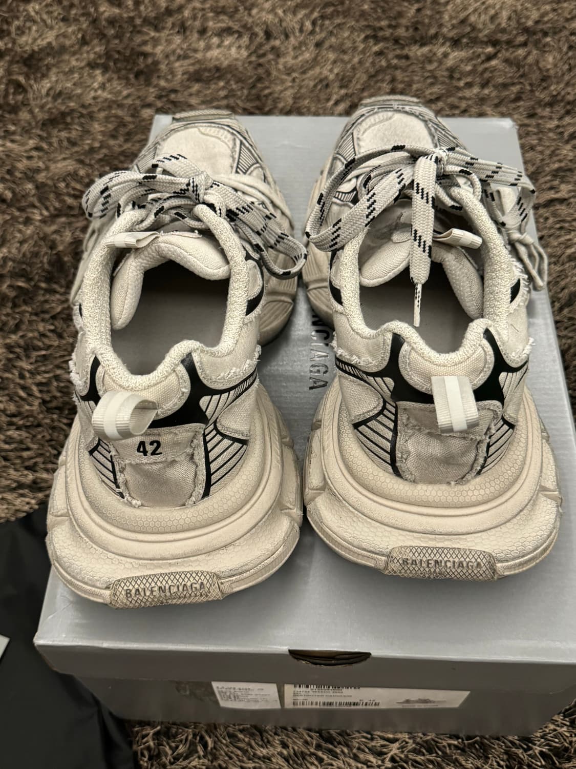 발렌시아가 3xl 스니커즈 베이지 42사이즈 상품이미지4