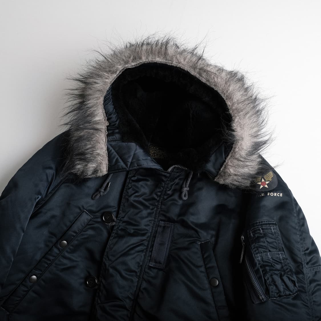 버즈릭슨 N-3A 파카 에어포스 블루 M(100-103)사이즈 상품이미지4