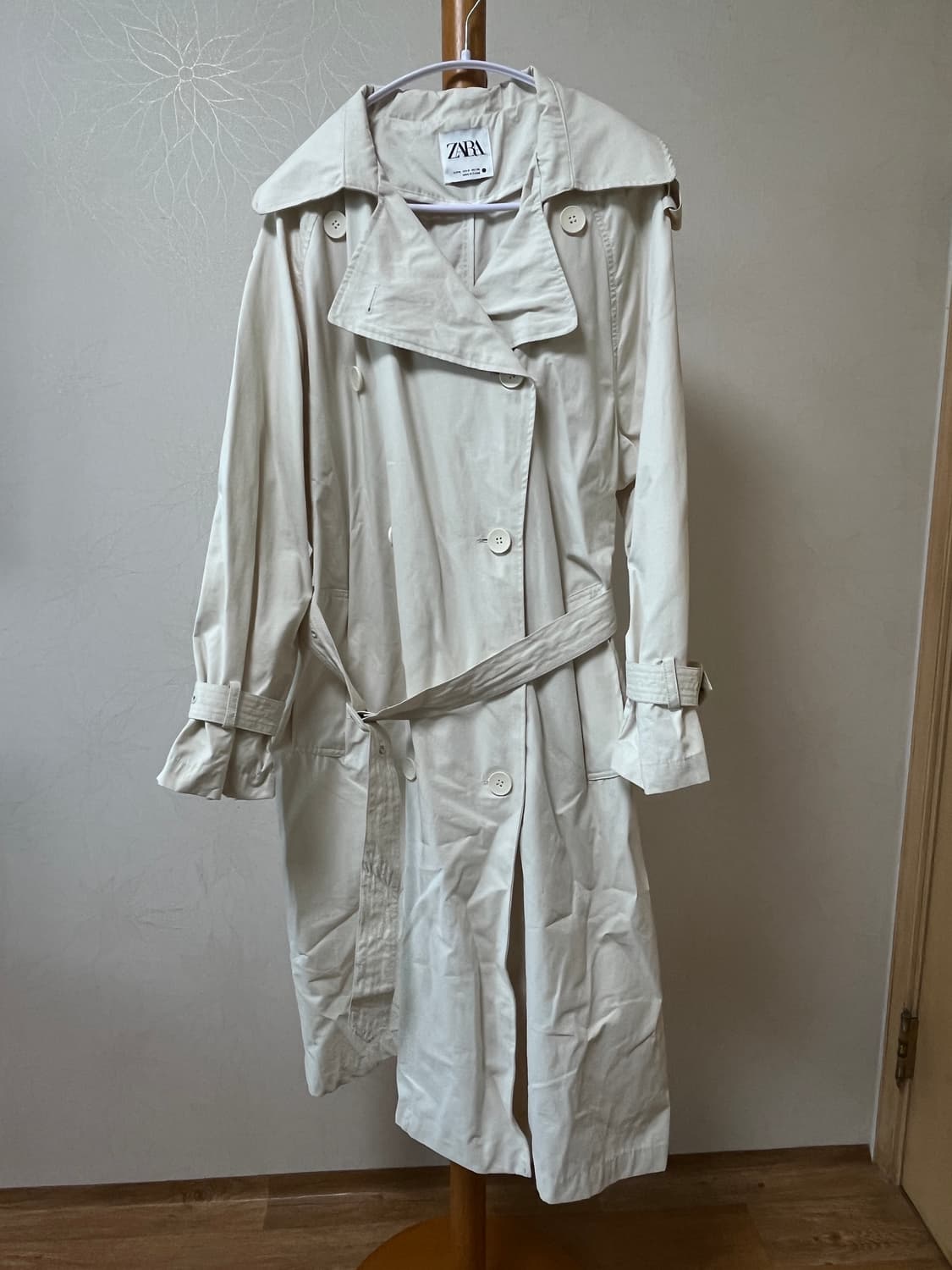 자라 싱글버튼 트렌치 코트 상품이미지1