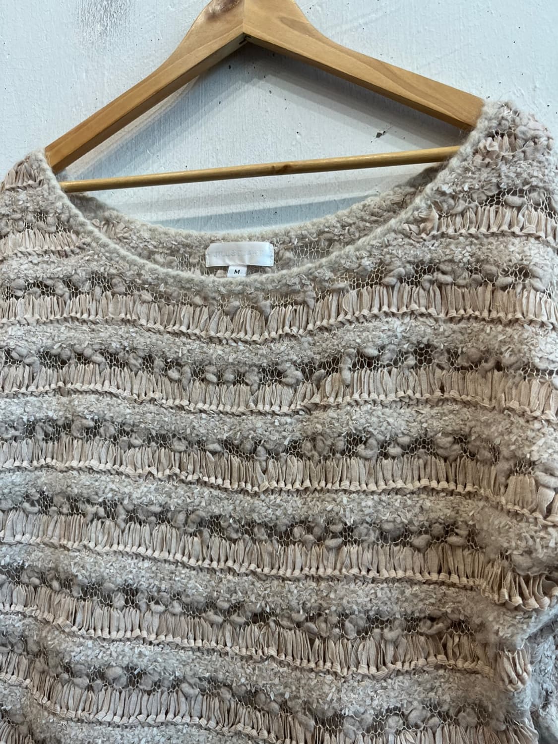 질스튜어트 크로쉐 모헤어 하프 니트 상품이미지2