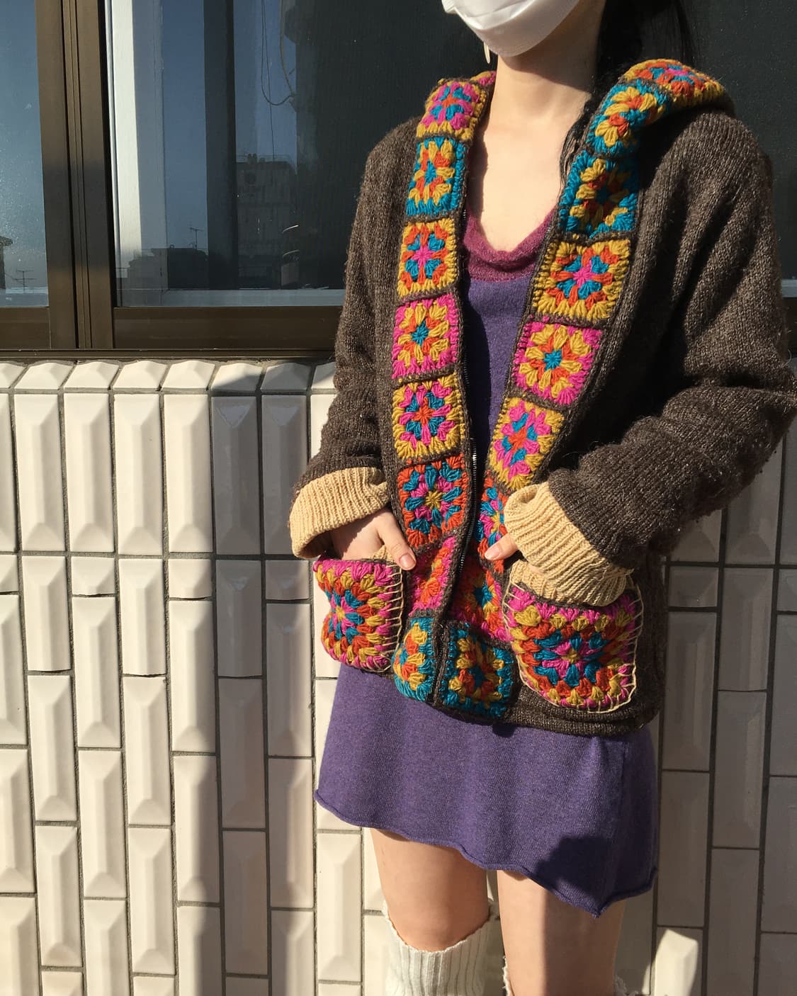 Titicaca knit hood zip up 상품이미지8