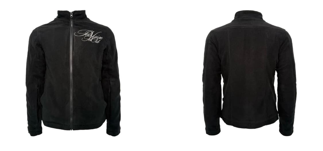 Obsidian Lettering Slim Fleece Zip 상품이미지3