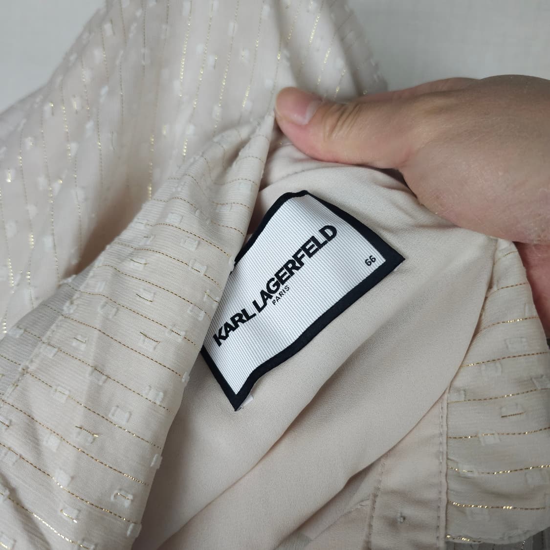 (새상품)칼라거펠트  롱 원피스 여성66사이즈  상품이미지3