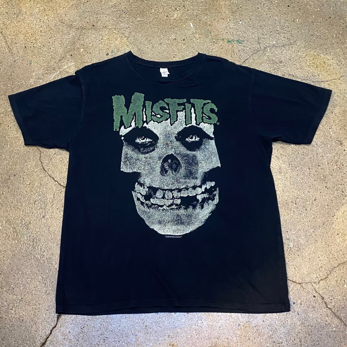 레어) 미국 빈티지 MISFITS 해골 스컬티 반팔티 락티셔츠 상품이미지2