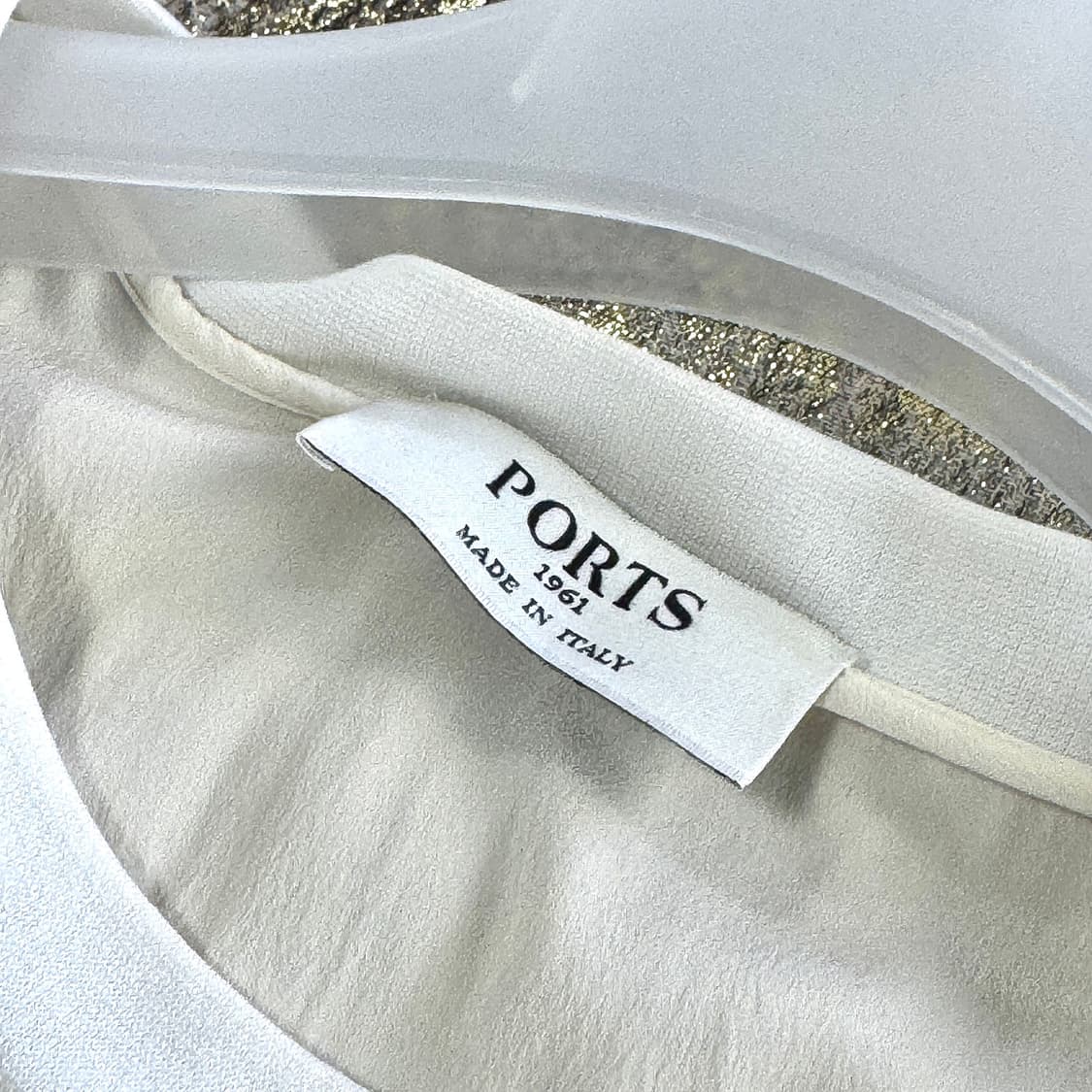 PORTS 1961 로고 실크 자카드 탑 상품이미지2