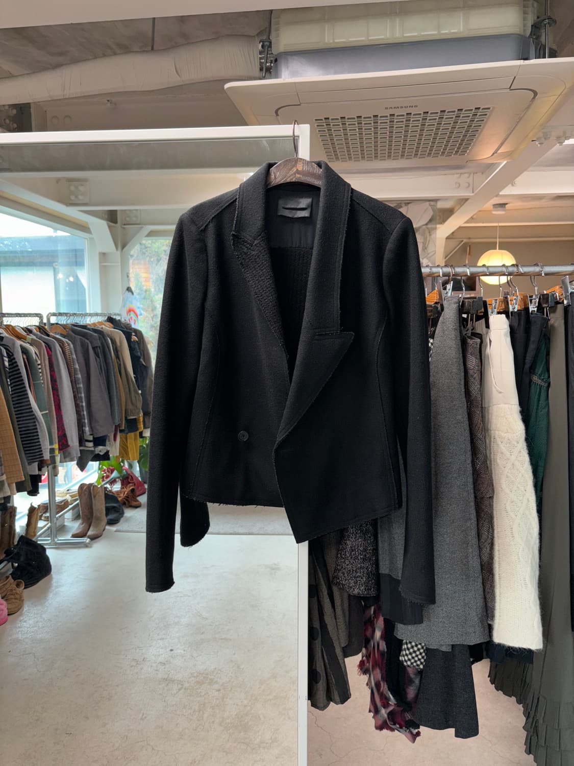 디젤 블랙 골드 버진울 자켓 상품이미지3