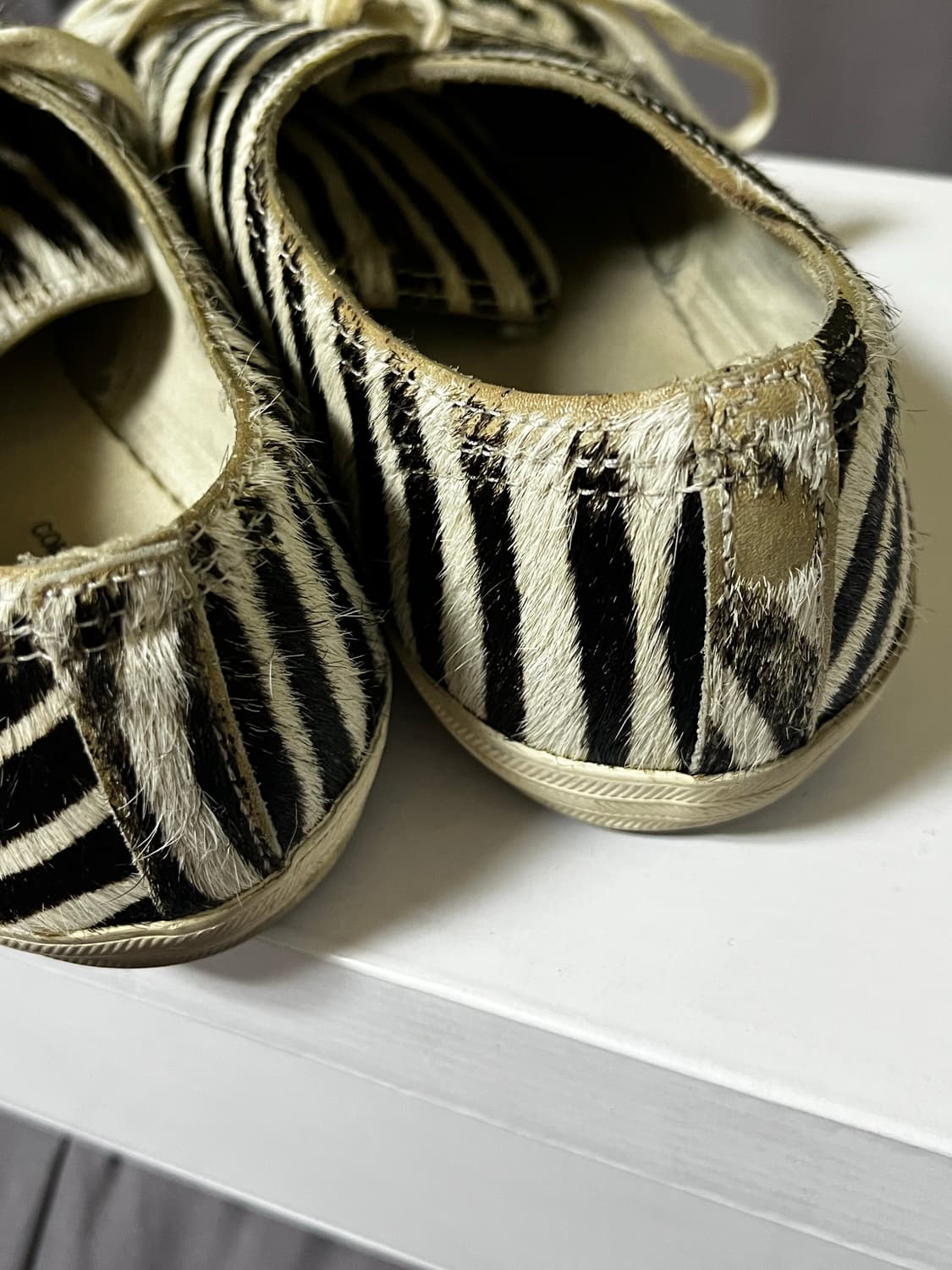 2010’s 꼼데가르송 옴므플러스 제브라 헤어 슈즈 상품이미지6