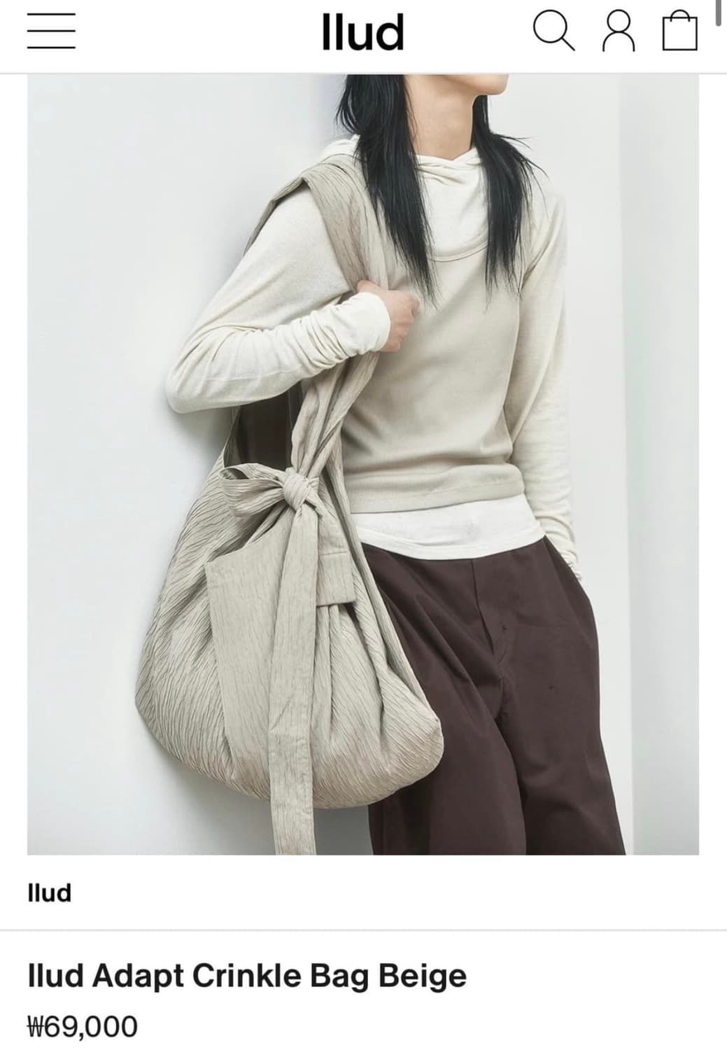 러드 크링클백 상품이미지2