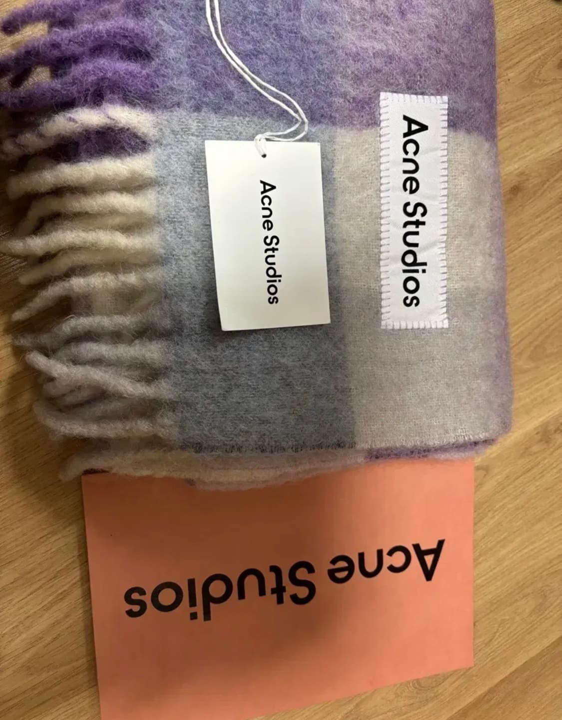 아크네 신상 컬러 퍼플 목도리 + 에스제이 캐시 장갑 상품이미지2