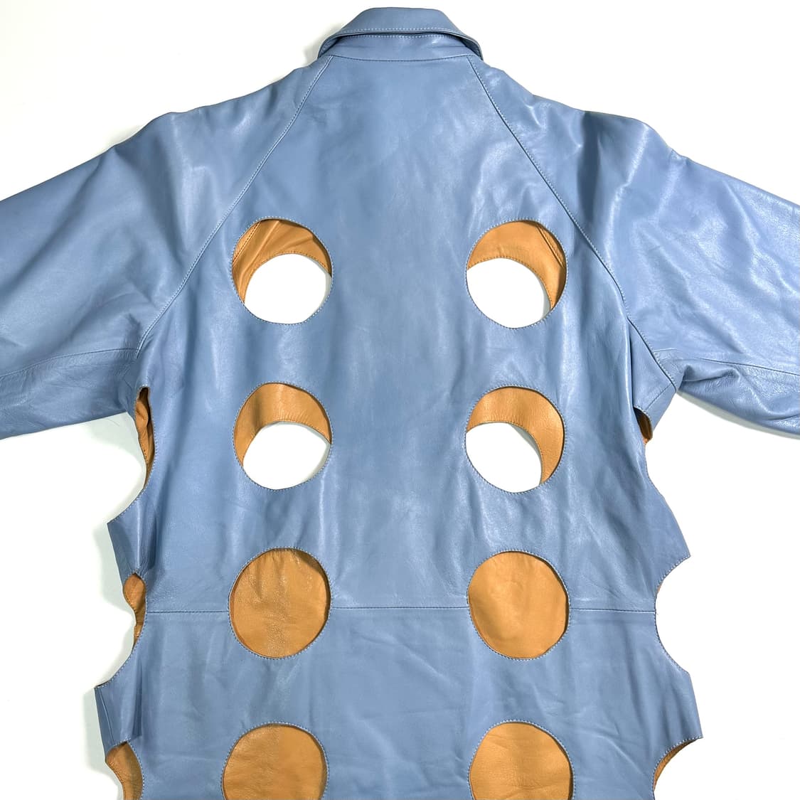 T/sehne 티센 컷아웃 가죽자켓 (on.168) 상품이미지6