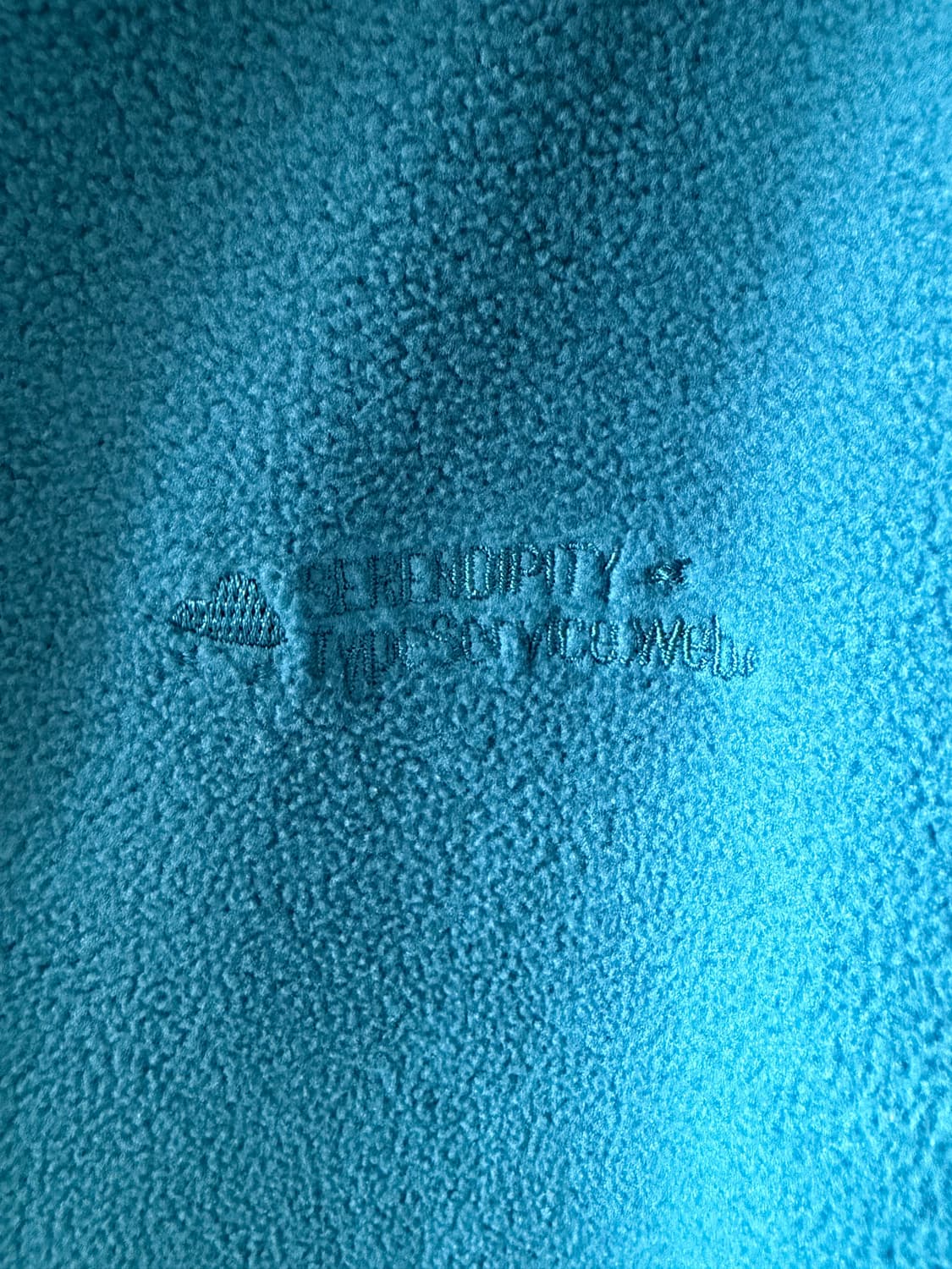 타입서비스 버튼 플리스 탑 블루 상품이미지4