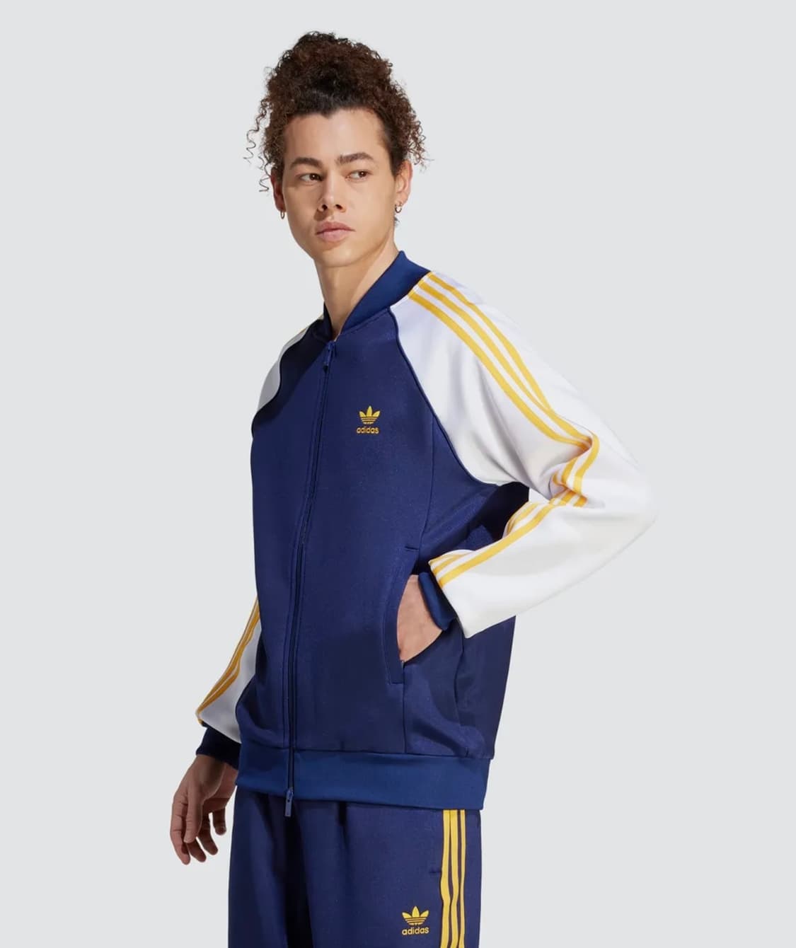 아디다스 SST 트랙탑 - 네이비:옐로우 / IM4460 상품이미지2