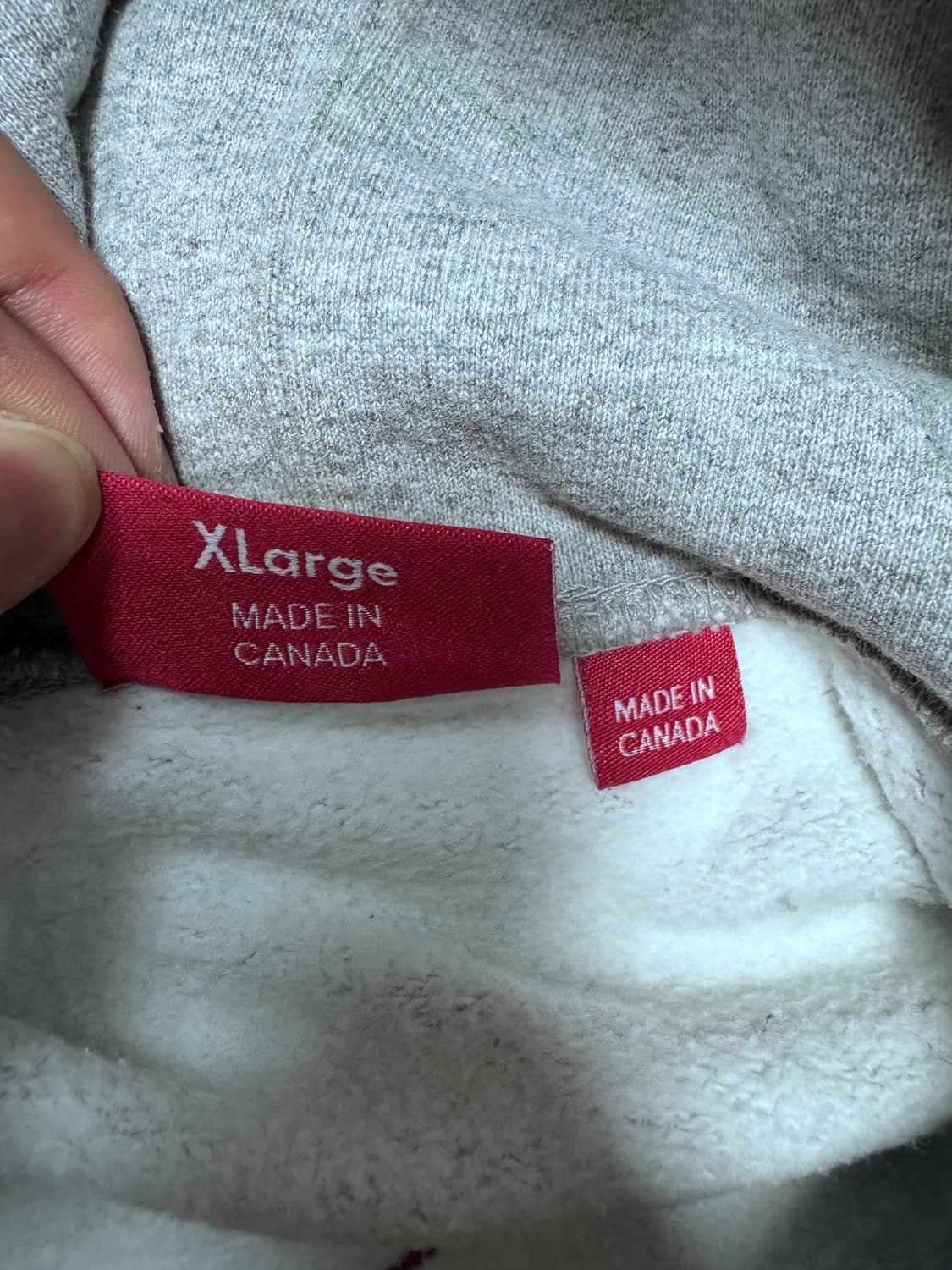 (중고/XL) 슈프림 19FW i-800 후드 그레이 XL 상품이미지5