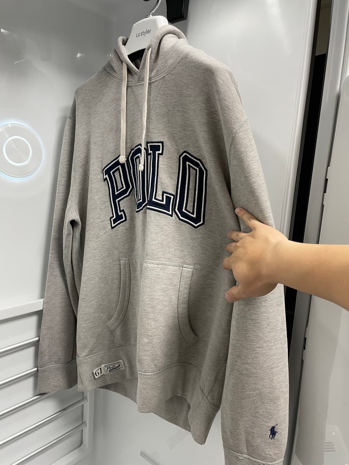 폴로 후드티 L(QR정품) 상품이미지2