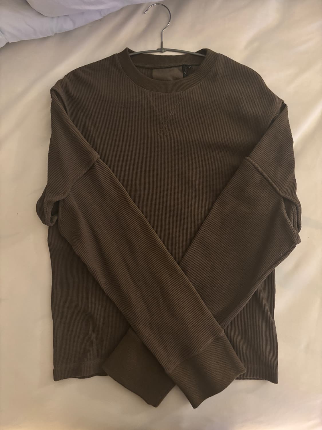 헬무트 랭 컷아웃 와플 롱슬리브 티셔츠 상품이미지1