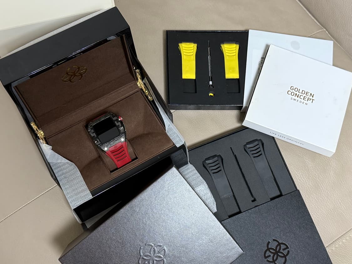 골든컨셉 카본/실버 RSC44 판매 (애플워치 SE 포함) 상품이미지9