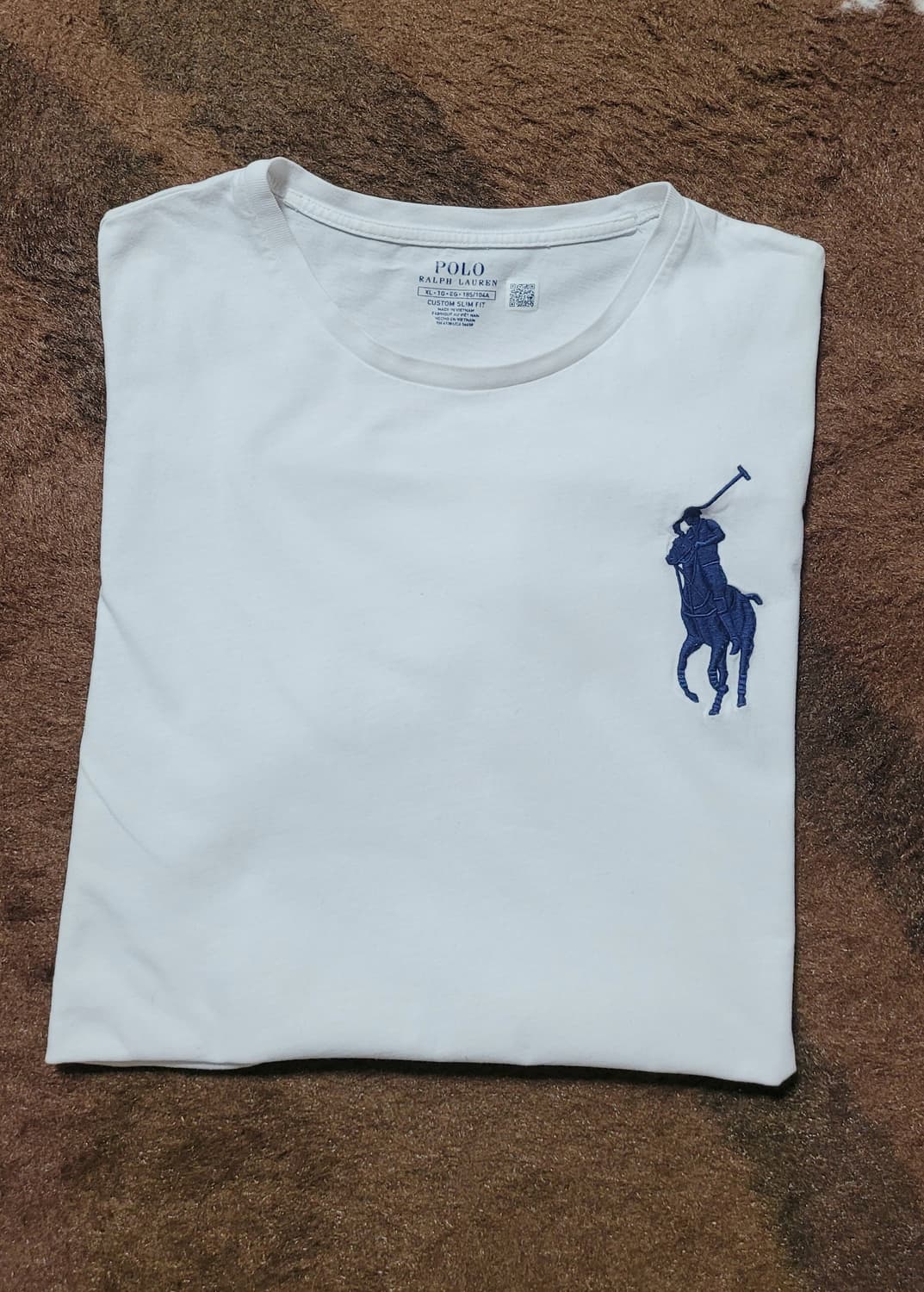 폴로 랄프로렌 남성용 빅포니 화이트 라운드티(XL) 상품이미지6