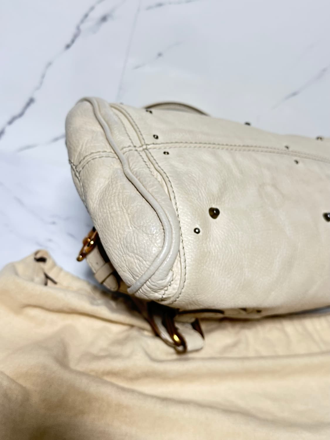 [정품] 끌로에 패딩턴백 아이보리 상품이미지5