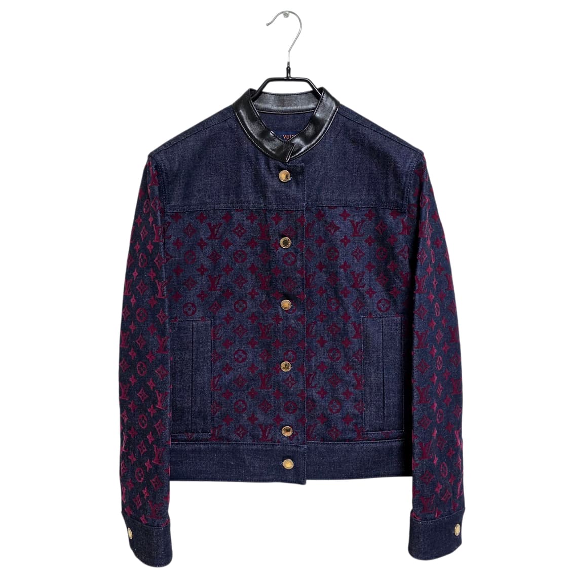 (새상품)루이비통 여성 벨벳 모노그램 데님자켓 상품이미지1