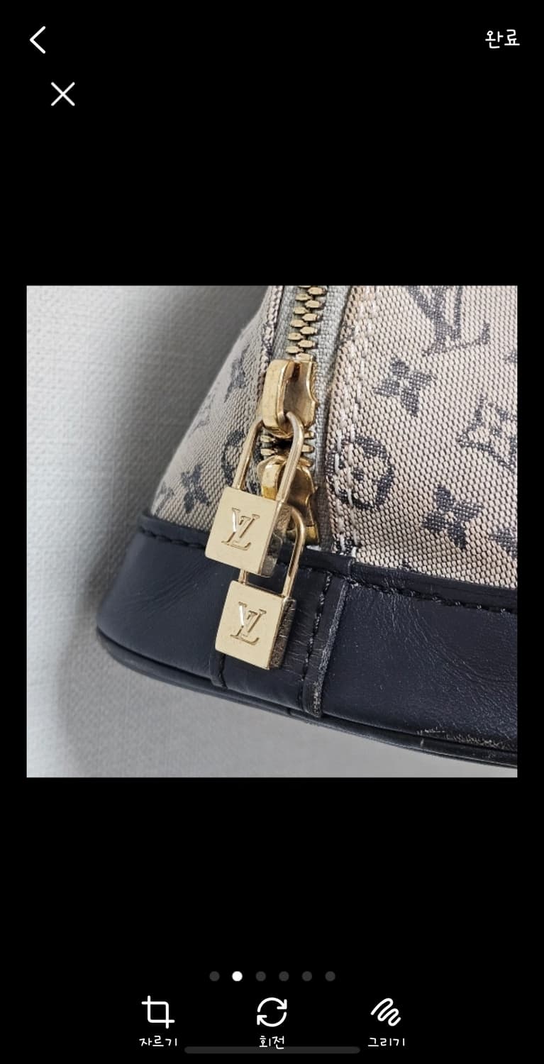 루이비통 정품 모노그램 토트백 이딜 롱 알마오 상품이미지3