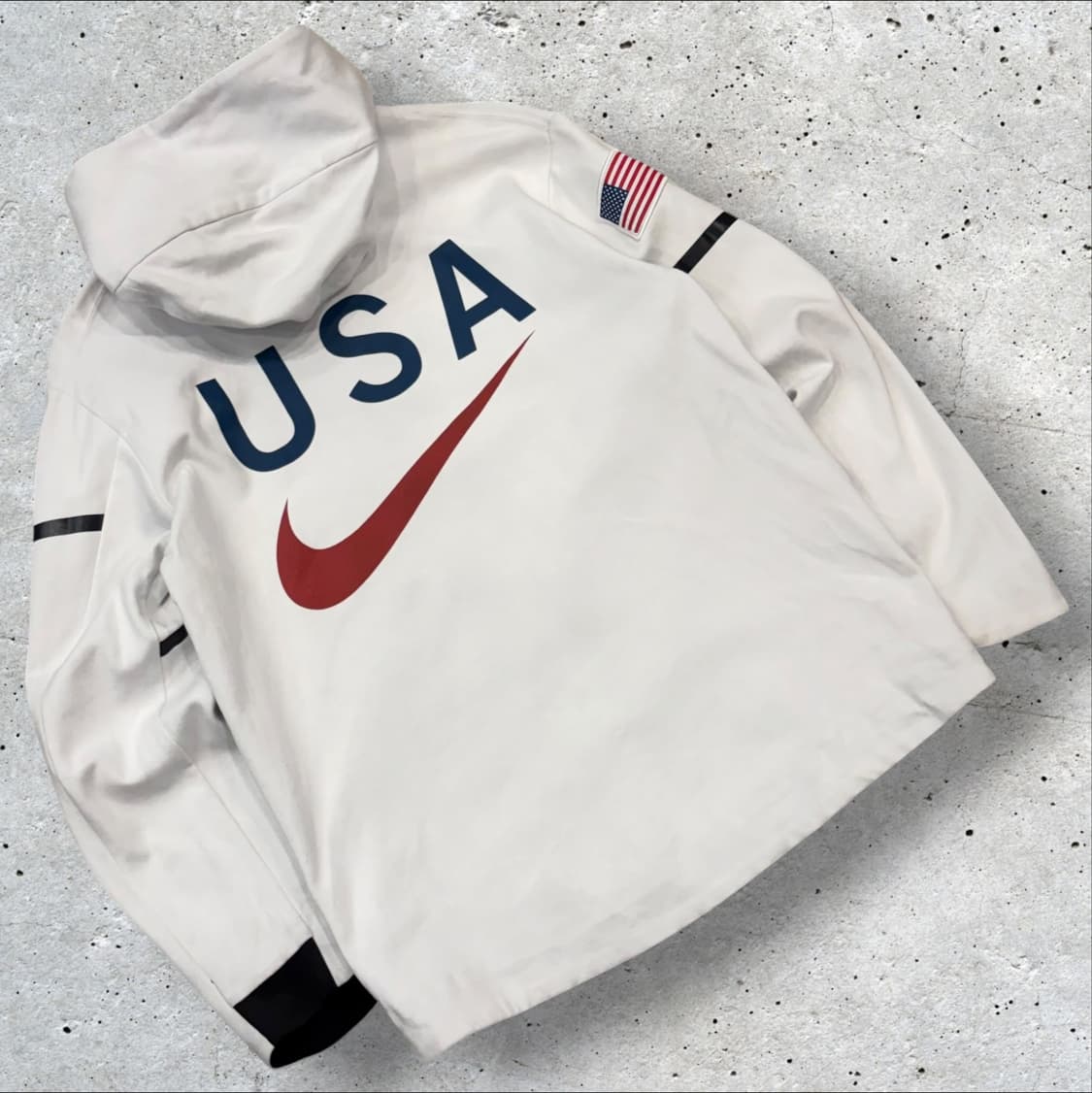 [M] 나이키 USA 미국 국가대표 후드집업  화이트 D721 상품이미지2