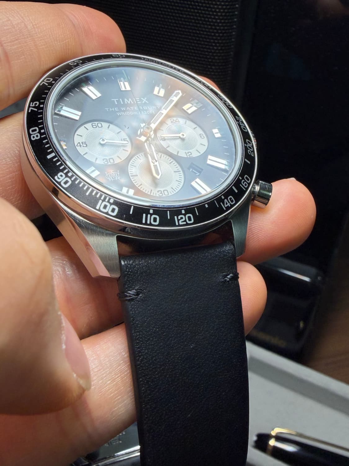 타이맥스 워터베리 크로노그래프 남자가죽시계 41mm  상품이미지2